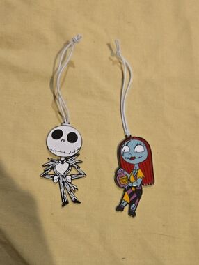 Nightmare Before Chirstmas Jack And Sally Ornaments